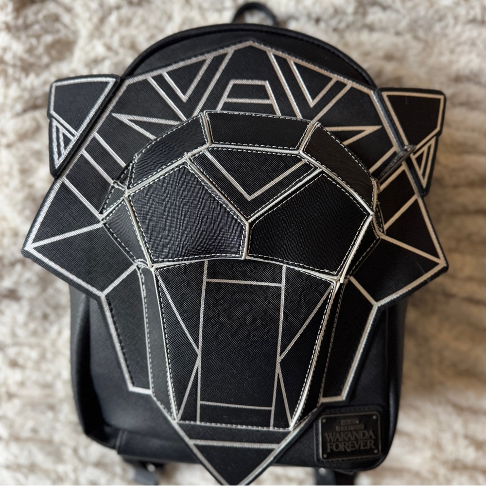Black Panther Geometric Backpack - image 1